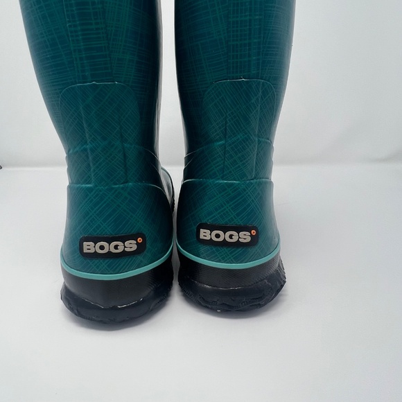 BOGS Linen Rain Boots – Women’s Size 10 (Euro 41) – Teal Green - Picture 7 of 9
